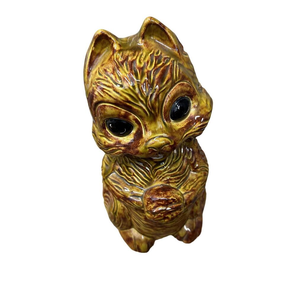 Vintage Irene's Ceramic Squirrel Collectible Savings Box